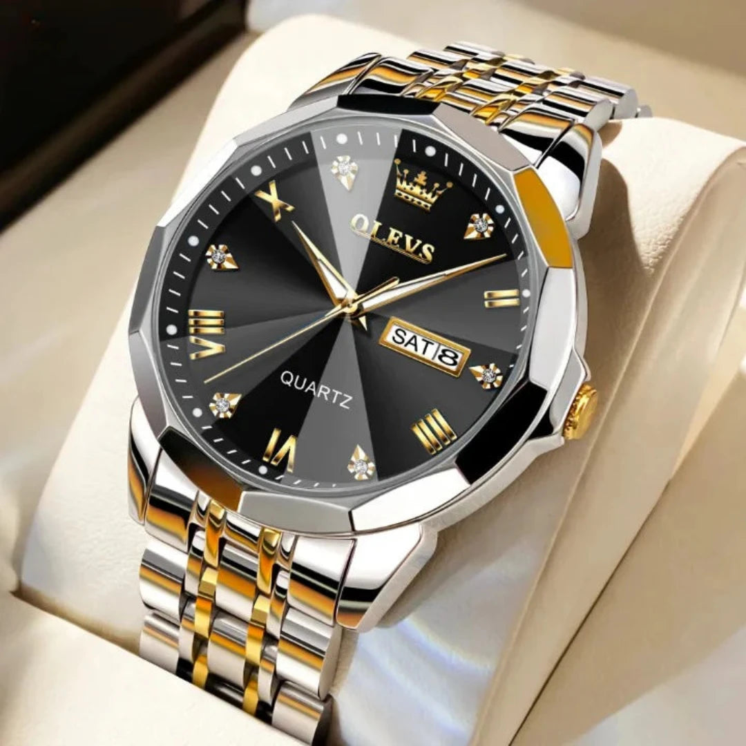 Relogio Masculino Diamond | Premium e Exclusivo | Moderno e Despojado - Kaype Store