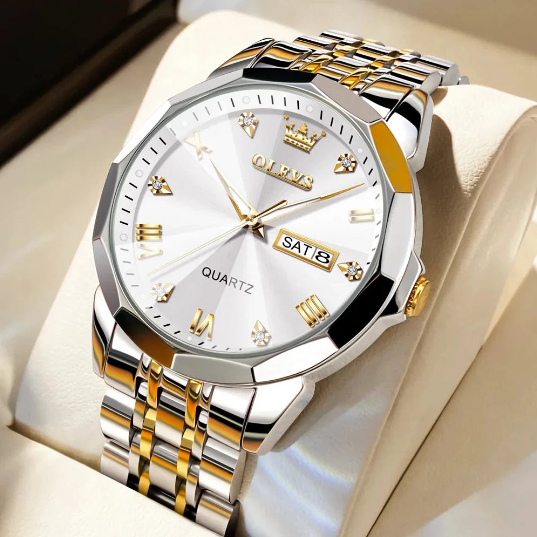 Relogio Masculino Diamond | Premium e Exclusivo | Moderno e Despojado - Kaype Store
