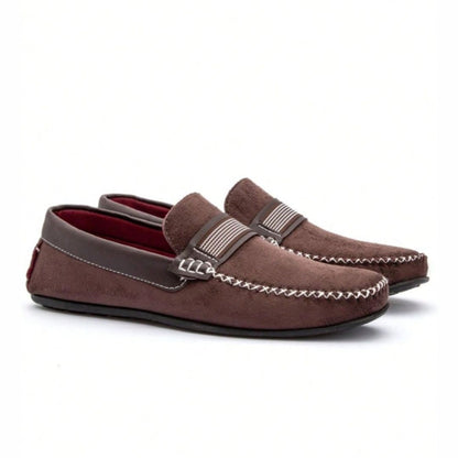 Sapato Mocassim Masculino de Camurça Sintética - Dwight - Dom Conrado