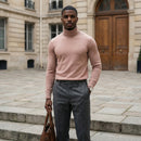 Suéter Masculino Gola Alta em Malha Fina Premium - Modelo Christian - Dom Conrado