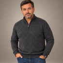 Suéter Pullover Masculino Plus Size - Argyle | Dom Conrado