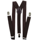 Suspensório Ajustável Masculino com Detalhe em Couro - Dom Conrado