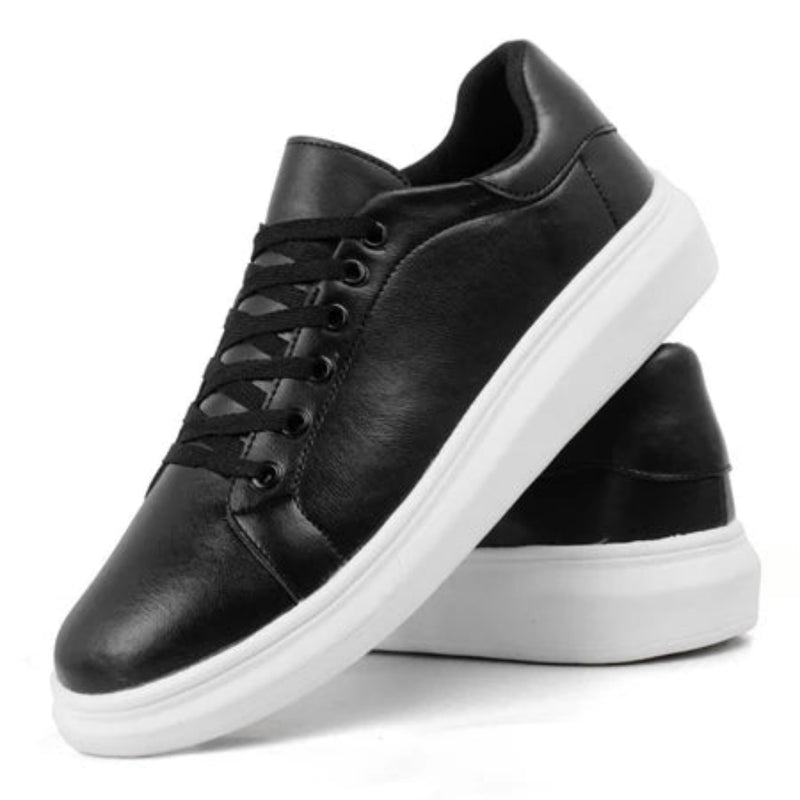 Tênis Masculino Oversize McQueen Sneaker – Couro Vegano | Aumenta Até 5cm