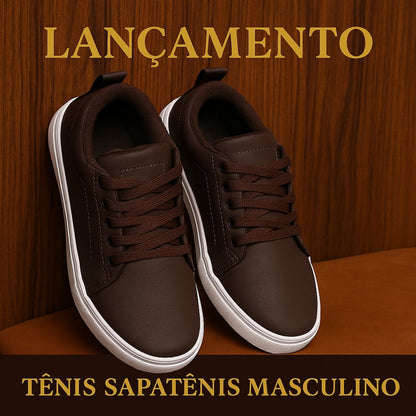 Tenis Sapatênis Masculino Social Couro - Usoppi | Dom Conrado