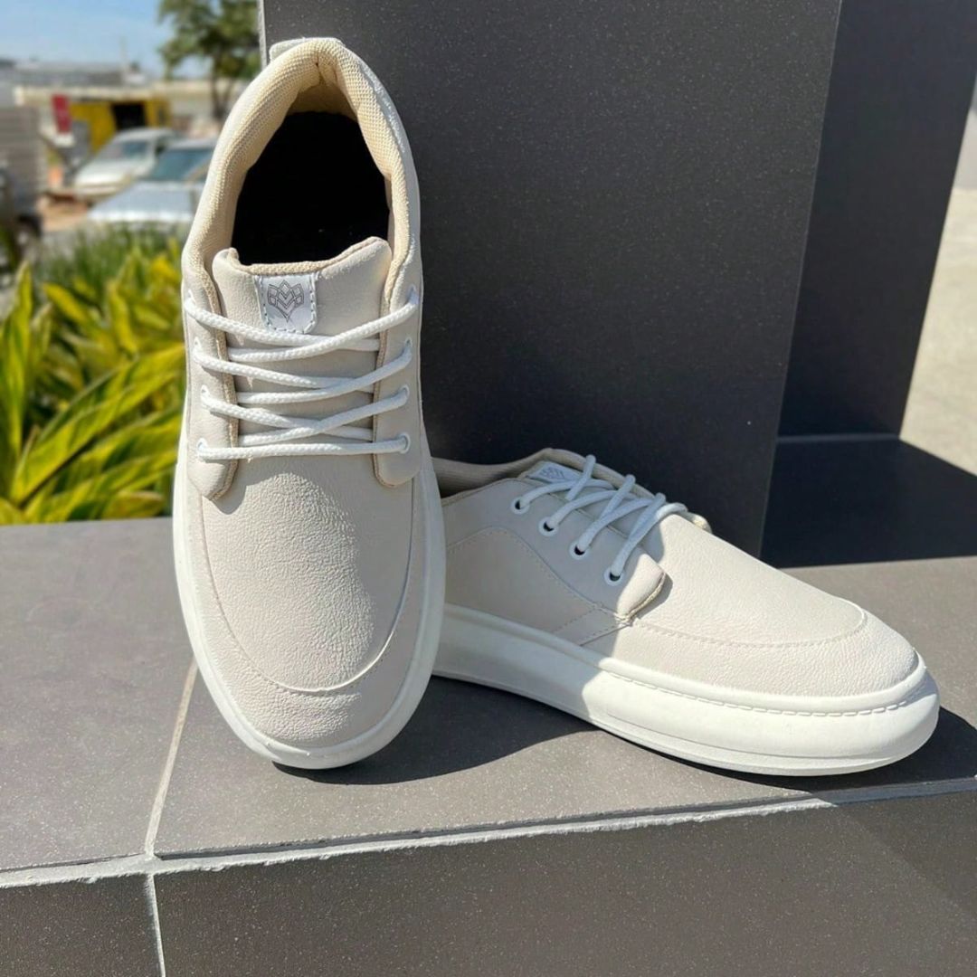 Tenis Sapatenis Masculino Casual em Couro - Gordon - Dom Conrado