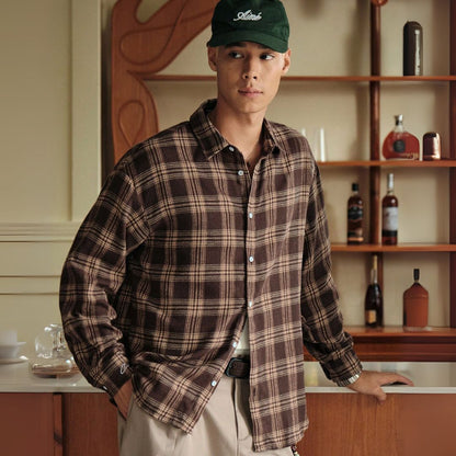 Camisa Xadrez Algodão Oversized - Oliver