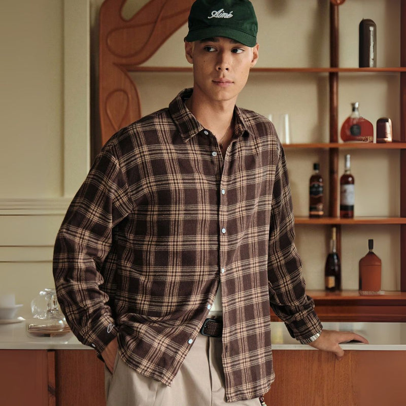 Camisa de Luxo Xadrez Algodão - Oliver | Dom Conrado