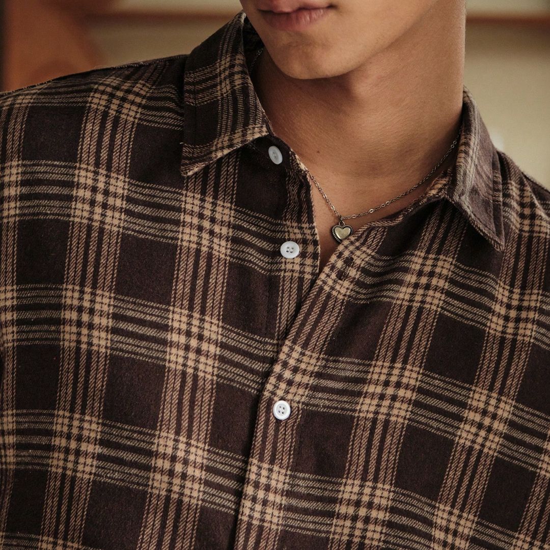 Camisa Xadrez Algodão Oversized - Oliver
