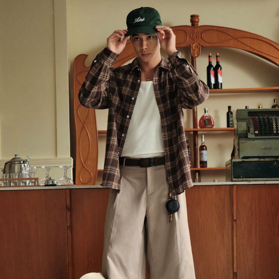 Camisa Xadrez Algodão Oversized - Oliver