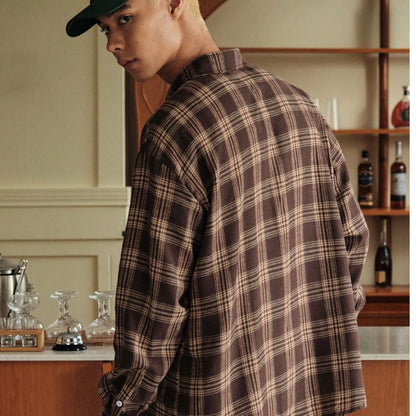 Camisa Xadrez Algodão Oversized - Oliver