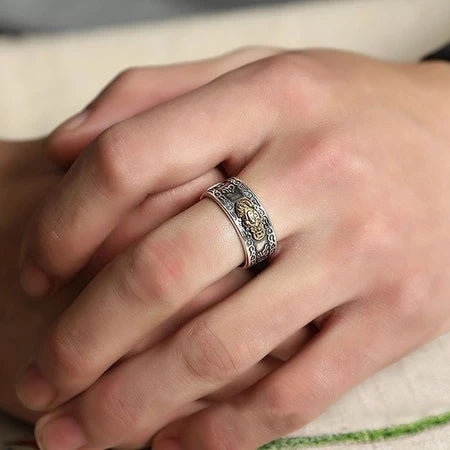 Anel Masculino Feng Shui Pixiu