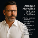 Armação de Óculos Masculina de Luxo - Okl Men | Dom Conrado