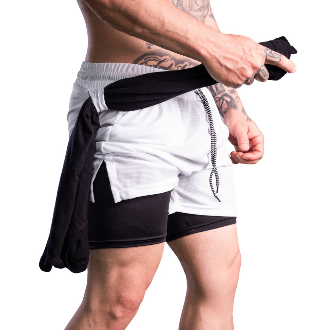 Kit 4 Bermudas Masculina 2 em 1 Sport Revolution