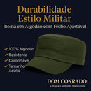 Boina Estilo Militar Cap Lisa em Algodão – Sam | Dom Conrado