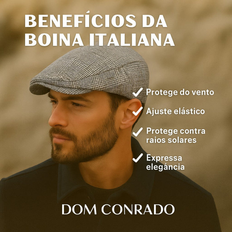 Boina Italiana Masculina - Hendrick | Dom Conrado