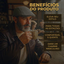 Boina Masculina de Feltro Modelo Italiano - Estilo Clássico e Sofisticado | Dom Conrado