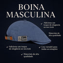 Boina Masculina Italiana - Freddy | Estilo Clássico e Sofisticado | Dom Conrado