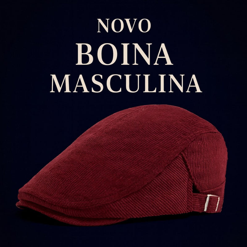 Boina Masculina de Veludo Canelado - Geller | Dom Conrado