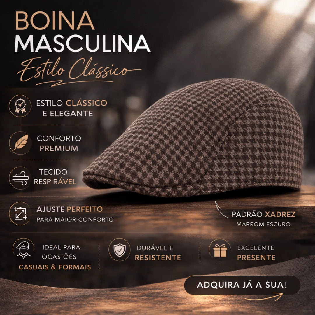 Boina Masculina Estilo Italiano - Frankie