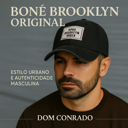 Boné Masculino Aba Curva Desbotado - Brooklyn | Dom Conrado