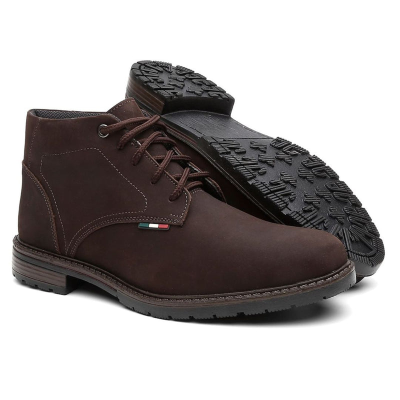 Bota Coturno De Couro Casual Legítimo - Valorant | Dom Conrado