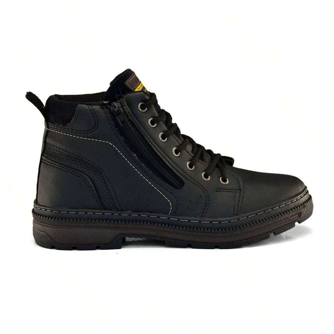 Bota Coturno Masculina com Zíper - Zeno