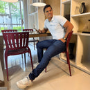 Calça Masculina Jeans Slim Azul Bigode com Lycra Elastano Premium - Optmius | Dom Conrado