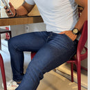 Calça Masculina Jeans Slim Azul com Lycra Elastano Premium - Shelder | Dom Conrado