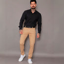 Calça de Alfaiataria Masculino Sarja Slim Esporte Fino com Bolsos – Eder | Dom Conrado