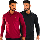 Camisa Comprida Polo Supremo - Minimalista & Sofisticada - Compre 1 Leve 2