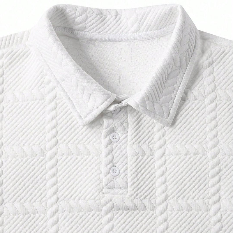 Camisa Polo de Luxo de Manga Longa - Gon