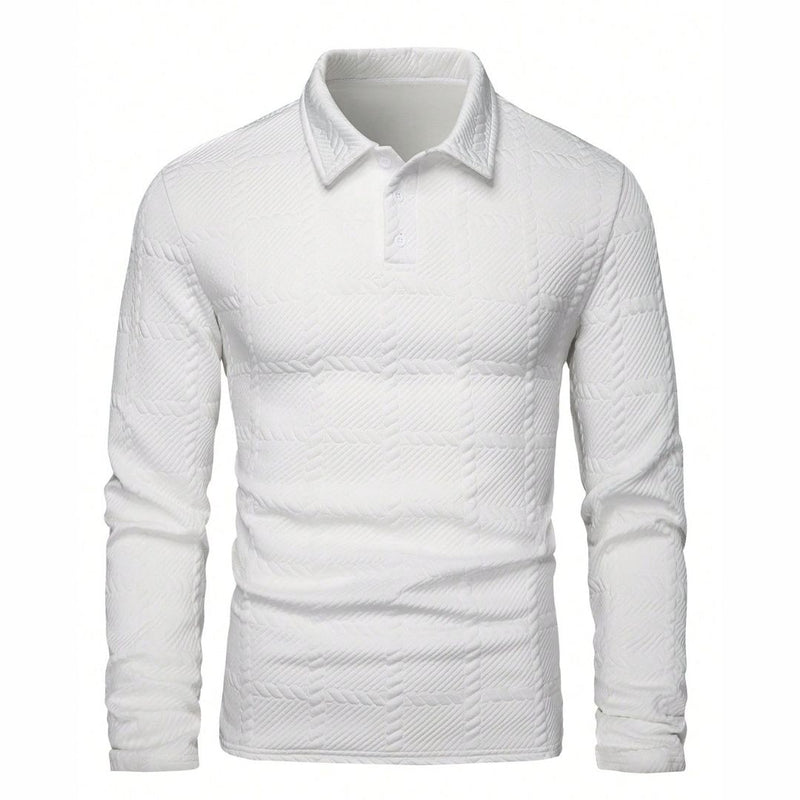 Camisa Polo de Luxo de Manga Longa - Gon