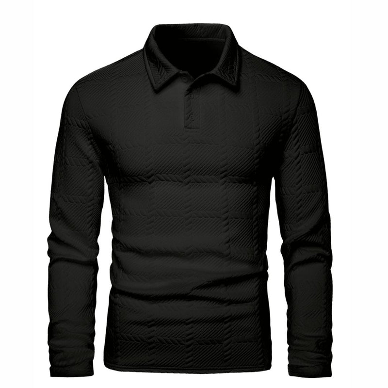 Camisa Polo de Luxo de Manga Longa - Gon