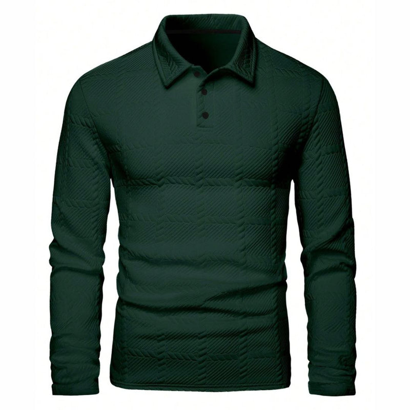 Camisa Polo de Luxo de Manga Longa - Gon