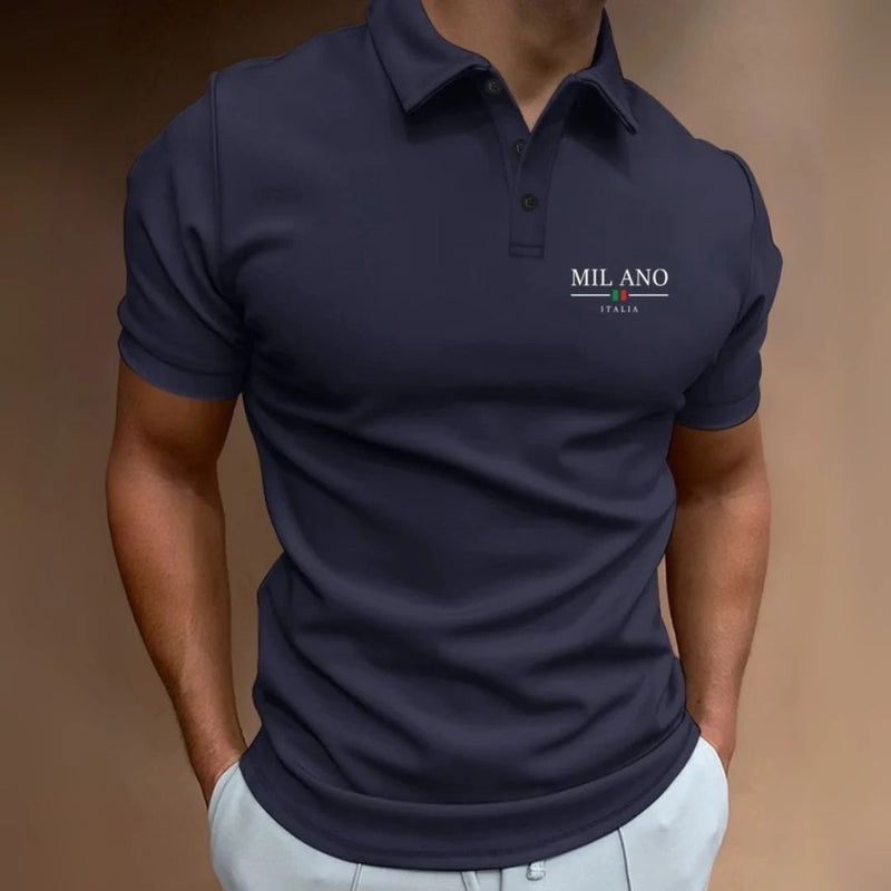 Camisa Polo Masculina Slim Premium – Milano | Dom Conrado
