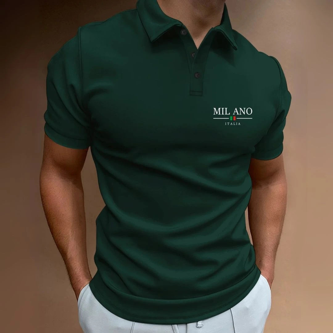 Camisa Polo Masculina Slim Premium – Milano | Dom Conrado