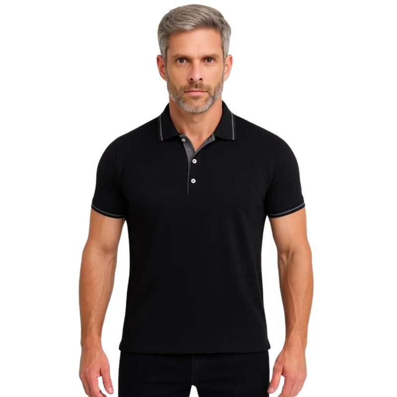 Camisa Polo Masculina Slim 100% Algodão Premium Confortável - Não Desbota | Dom Conrado