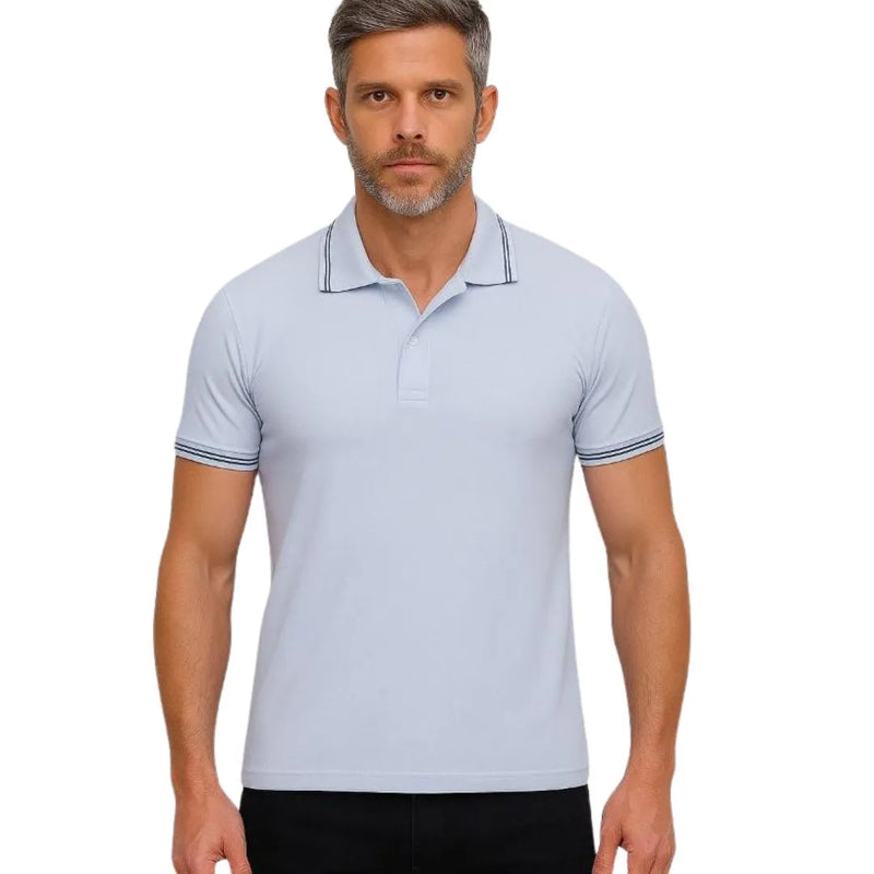 Camisa Polo Masculina Slim 100% Algodão Premium Confortável - Não Desbota | Dom Conrado