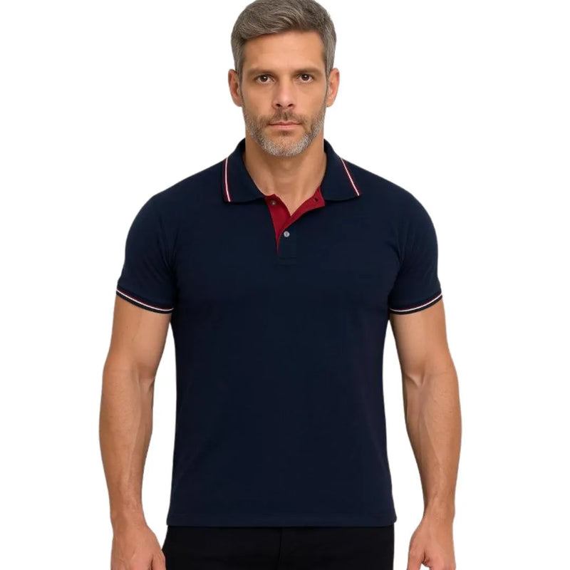 Camisa Polo Masculina Slim 100% Algodão Premium Confortável - Não Desbota | Dom Conrado