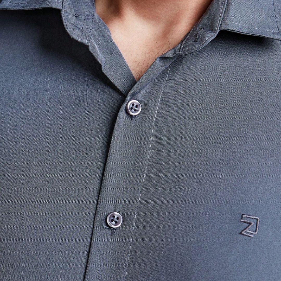 Camisa Social Masculina de Luxo Manga Longa Spandex - Morel | Dom Conrado