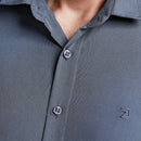 Camisa Social Masculina de Luxo Manga Longa Spandex - Morel | Dom Conrado