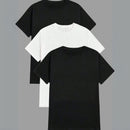 Camiseta Masculina Lisa 100% Algodão – Kit 3 Unidades FortyQueen | Dom Conrado