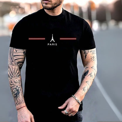 Camiseta Masculina Manga Curta Algodão Prime - Paris | Dom Conrado