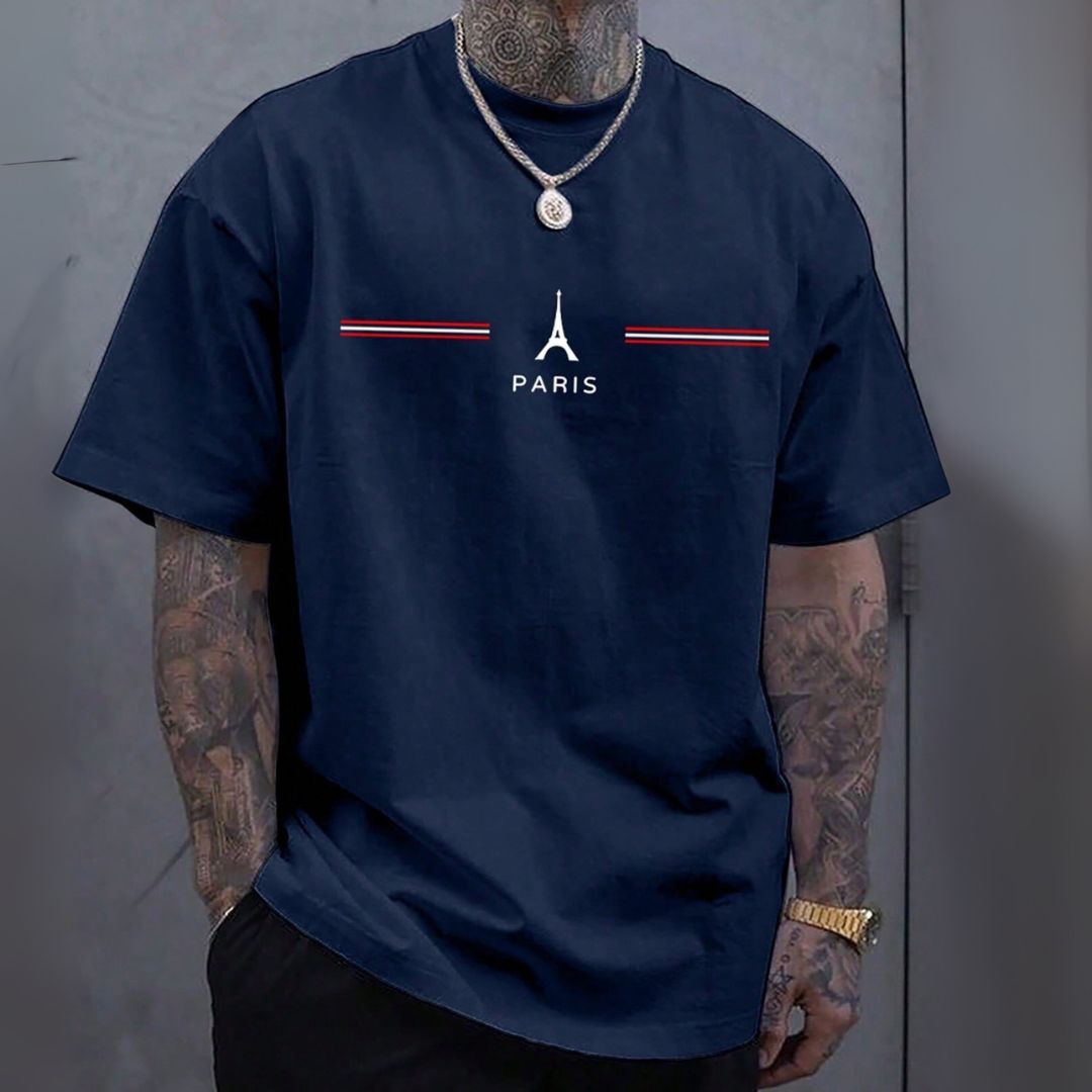 Camiseta Masculina Manga Curta Algodão Prime - Paris | Dom Conrado