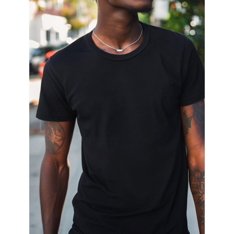 Camiseta Slim Masculina Canelada Americana Algodão Premium - Denver | Dom Conrado