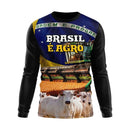 Camiseta de Manga Longa com Proteção UV - Estampa Agro Rural | Dom Conrado