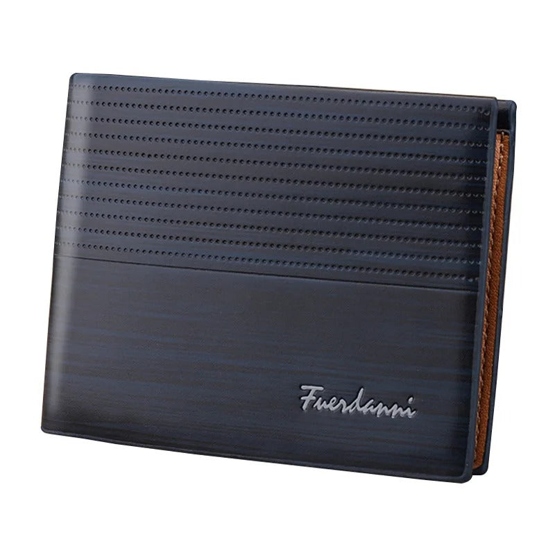 Carteira Masculina de Couro Genuíno Fuerdanni Classic – Estilo Vintage e Elegância Discreta | Dom Conrado
