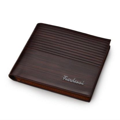 Carteira Masculina de Couro Genuíno Fuerdanni Classic – Estilo Vintage e Elegância Discreta | Dom Conrado