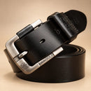 Cinto de Couro Masculino Fivela de Pino Bekel