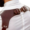 Cinto Suspensório Masculino estilo Peaky Blinders em couro sintético premium com design europeu ajustável – Dom Conrado